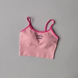 Women Breathable Sports Bra Fitness Tops Gym Crop Top Brassiere Push Up Camisole Sport Bras Gym Workout Top Letter Yoga Bra