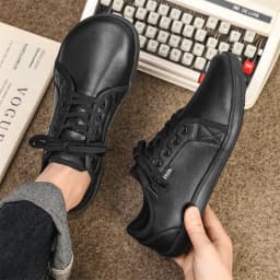 Minimalist Shoe Size 37-48 Men's and Women's Wide Toe Barefoot Casual Artificial Leather Lightweight Walking Sports Shoes