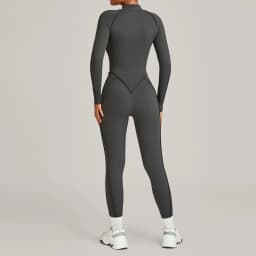 Zipper Short-sleeved Yoga Sports Fitness Jumpsuits Sets Without Chest Pad Tight Bodysuits Shorts Gym Workout Clothes for Women