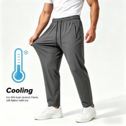 Pants Sport Men New Ice Silk Men's Summer Sports Casual Football Gym Man Fishing Sportswear Mens Joggers Training Jogger Pants