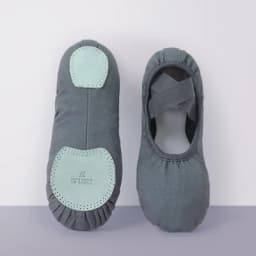 Girls Canvas Ballet Shoes Women Professional Dance Flat Soft Soled Ballerina Shoes Non-slip Dance Shoe for Practice Performance