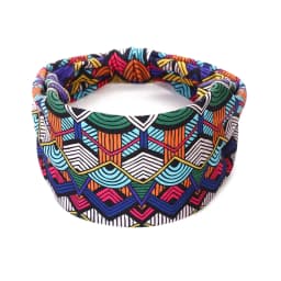 African Pattern Print Twist Elastic Hair Band Wide Hairbands Bandana Turban Knot Headwrap Fashion Cotton Stretch Headband