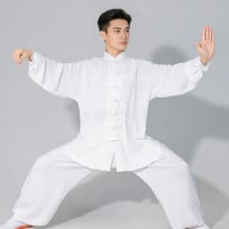 Summer Cotton Tai Chi Uniform Wing Chun Martial Arts Suits Yoga Meditation Sets 6 Colors Wushu Kung Fu Training Jacket and Pants