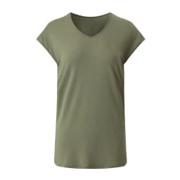 4/1 Piece Summer Autumn Women's Solid Color Basic Versatile Short Sleeved T-shirt Casual Sports Running Fitness Small V-neck Top