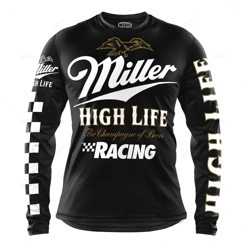2027 Motorcycle Mountain Bike Jersey MTB Offroad Bicycle Locomotive Shirt Cross Country Enduro Camping Fishing Hunting Clothes