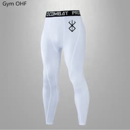 Rashguard Men's Compression Tight Pants Fitness Sport Running Leggings Men Anime Guts Gym Athletic Quick Dry Trousers Men