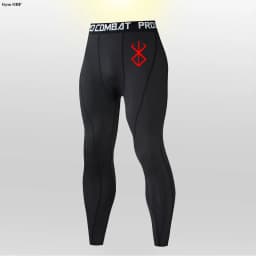 Rashguard Men's Compression Tight Pants Fitness Sport Running Leggings Men Anime Guts Gym Athletic Quick Dry Trousers Men