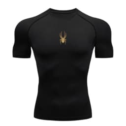 Men Sport T-Shirt Spider Quick Dry Bodybuilding Running Shirt Compression Tops Gym T Shirt Men Fitness Tight Tees Rashgard