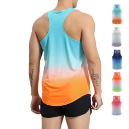 Men Run Vest Tank Top Speed Fitness Running Shirt Sleeveless Singlet