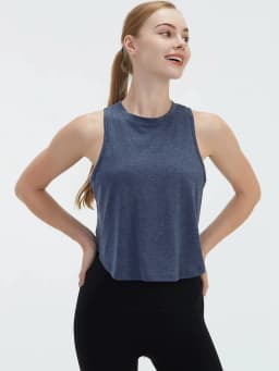 Summer Sexy Crop Top Sport Fitness Yoga Tank Top for Women Quick Dry Solid Color Running Top Gym Workout Sport Shirt S-XXL