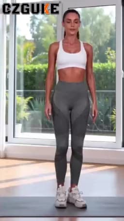 CZGUKE Women's 1-2pcs Hip Lift Yoga Tight Pants High Waist Outdoor Exercise Running Push Up Abdominal Breathable Hp Lift Pants
