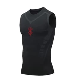 Compression Sleeveless Shirt Men Gym Fitness Basketball Sport Vest Manga Tight Tank Mesh Quick Drying Top Breathable Summer Male