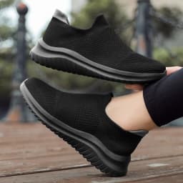 Men Shoes Fashion Casual Flats Vulcanize Shoes Male Outdoor Walking Sneakers Men Comfortable Classical Shoes Black Size 39-47