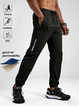 Summer Men's Lightweight Stretchy Jogger Pants Ultra Thin Breathable Sweatpants For Sports Fitness Running Outdoor Casual