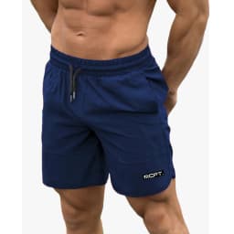Men's summer quick-drying breathable loose Running Cropped pants gray Stretch Breathable Cool Beach elastic waist shorts