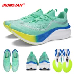 2025 IRUNSVAN Marathon Shoes Carbon High Quality Breathable Bounce-Back Cushioning Professional Training Shoes Lightweight