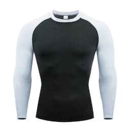 Compression T Shirt Men Long Sleeve Bodybuilding Running Shirt Quick Dry Workout Fitness Tights Gym Sport T-shirt Men Rashgard