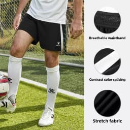 Kelme Men's Football Training Shorts Outdoor Running Breathable Shorts Fitness Sports Quick-drying Pants Daily Leisure