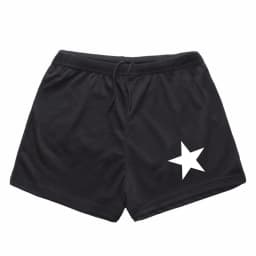 Men's summer white pure pentagram print pattern outdoor sea surfing casual comfortable refreshing versatile sports shorts