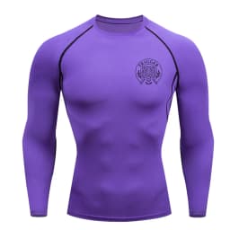 Long Sleeved Men's Gym Running Tight Fitting Men's Outdoor Training Jogging Shirt Quick Drying Shirt Warm Printed Classic Lightw