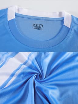 Men's Casual Sports Football Uniform Round Neck Top with Fashionable Breathable Shorts Comfortable Football Suit Set