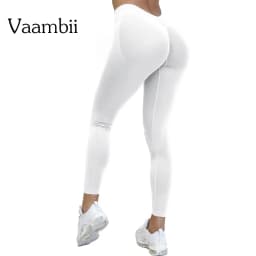 Scrunch Booty V-waist Hip Lifting Fitness Gym Running Workout Sports Tights Sporty Leggings Woman Seamless Yoga Pants