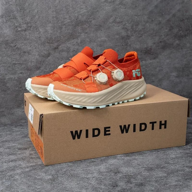 Original Brand Comfortable Wide Last Off-road Running Shoe Designer Quick Lacing Walking Jogging Shoe Unisex Breath Walking Shoe