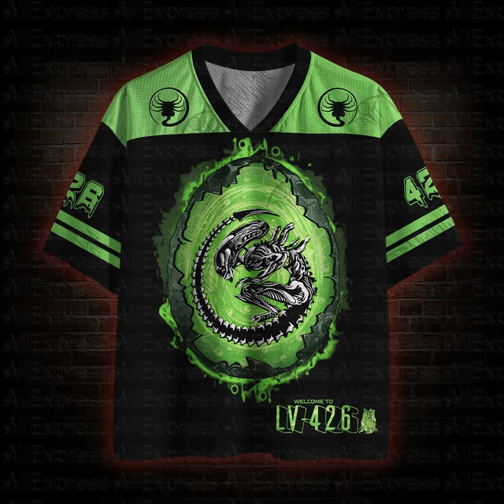 2026 New Movie Sports Fashion Adult and Children's Short Sleeve V-neck Street Eye Clothing Gothic Style Horror Fans Gift