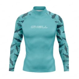 New Men's Surf Swimsuit Rash Guards Long Sleeve Surfing T-Shirt UPF 50+ Swimwear Quick Dry Beach Water Sports Swimming Clothes