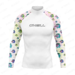 New Men's Surf Swimsuit Rash Guards Long Sleeve Surfing T-Shirt UPF 50+ Swimwear Quick Dry Beach Water Sports Swimming Clothes
