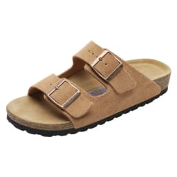 2026 men's and women's new leather sandals, high-quality summer retro casual anti slip comfortable beach shoes