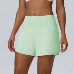 Women's Summer Loose Running Shorts 2-in-1Quick Dry Athletic Yoga Gym Shorts with Pockets Yoga Fitness Sports Shorts