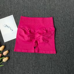 Women's Seamless Butt Lifting Workout Shorts, High Waist Tummy Control Yoga Shorts, High Stretch Tight Fit