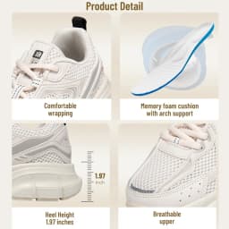 Baasploa Women Running Shoes Fashion Lightweight Mesh Non-slip Jogging Sneaker Female Outdoor Breathable Colorful Casual Shoes