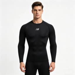 Men Running T-shirt Compression Long Sleeve Sport Tees Gym Fitness Sportshirts Male Jogging Tracksuit Homme Athletic Shirt Tops