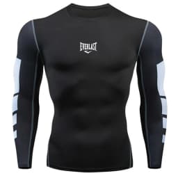Men's long sleeved short sleeved T-shirt printed running bodybuilding quick drying T-shirt swimming and diving clothing