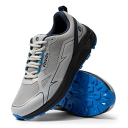 FitVille Trail Running Shoes for Men Wide Toe Box Walking Shoes Comfortable Non-Slip Sports Sneakers for Flat Feet Relief Pain