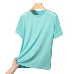 Summer Women's Mesh Short Sleeves Street Jogging Fitness Solid Color Breathable T-shirt Women Reflective Strip Sports T-shirt