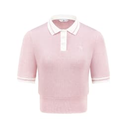 TTYGJ New Summer Women Sweaters T-Shirts Short Sleeve POLO Collar Knit Wears Female Slim Tops Classical Golf Clothing
