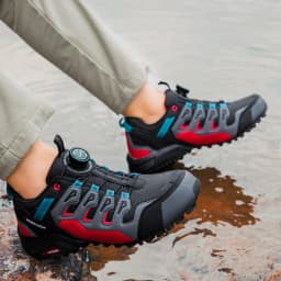 Men's Hiking Shoes Suede Leather Outdoor Shoes Wear-resistant Men Trekking Walking Hunting Tactical Sneakers
