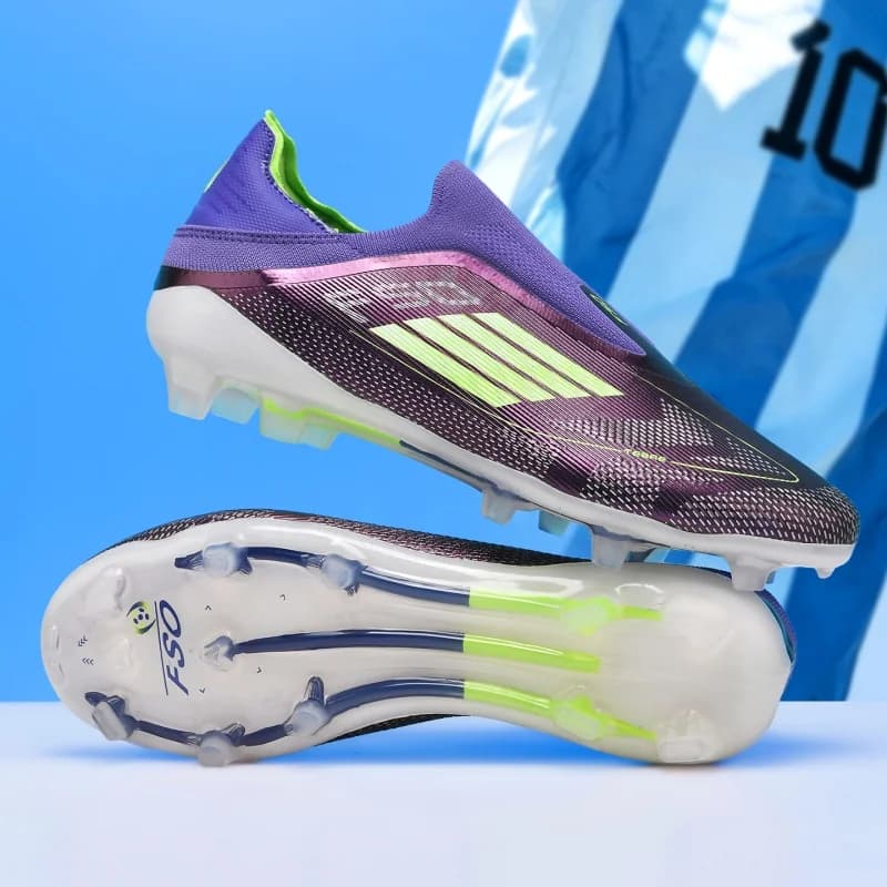 New Men Soccer Shoes Match Breathable Sport Boys Adult Long Spikes Football Boots Training Outdoor Cleats Non Slip Comfortable