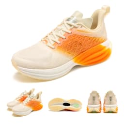 ONEMIX Fashion Running Shoes for Men Sneakers Air Cushion Leather Jogging Footwear Outdoor Walking Fitness Trainers Sports Shoes