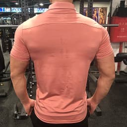 Summer Men Polo T-shirt Gym Running Training Fitness Bodybuilding Casual Sport Top Quality Cotton Short Sleeve Male Tops Tees