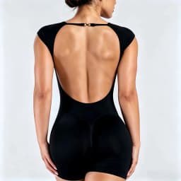 HISTELLO Impact Short Sleeve One Piece Seamless Women Yoga Bodycon Tummy Control Gym Bodysuit Fitness Sports Jumpsuit Sportswear