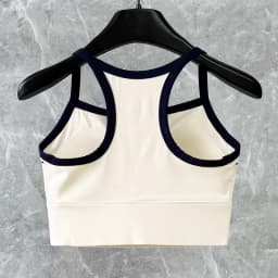 Women Sexy Sports Bra Crop Tops Tube Top Bra Female Streetwear Sleeveless Sport Lingerie Tee Crop Top Sports Vest Yoga Bra