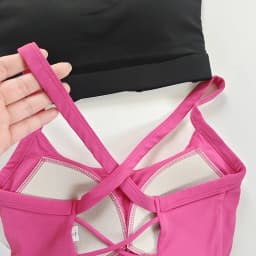 Women's Crisscross Racerback Sports Bra - Built-in Cups, High Support, Moisture-Wicking for Yoga Pilates Fitness Training