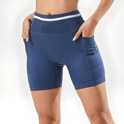 Mens Womens Mul-Pockets Compression Marathon Running Shorts Exercise Training Jogging Cycling Fitness Tights Shorts Quick Drying