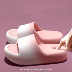 YUYIN Gradually Change Thick Bottom Soft Slippers for Men and Women in Summer Bathroom Non-slip Deodorant Sandals for Home Wear