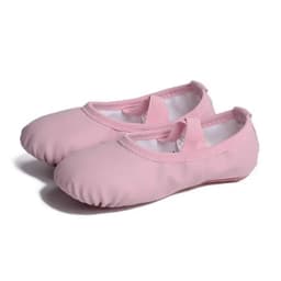 Durable Soft Ballet Shoes PU Leather Full Sole Women's Ballet Slipper Breathable Size 32-40 Dance Shoes