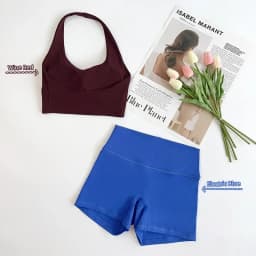 Women's Sexy Hang The Neck Fitness Sports Bras Shockproof Breathable Comfortable Cycling Running Outdoor Leisure Yoga Vest
